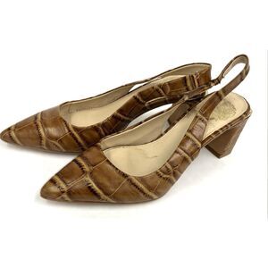 Women's Vince Camuto Brown Hamden Pump Heels - Size 6